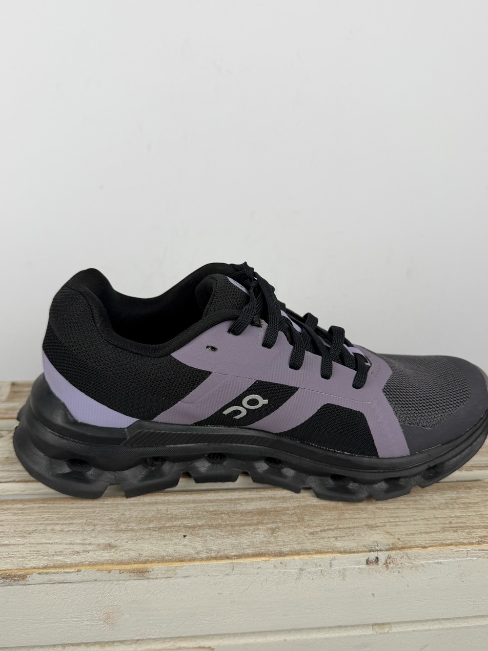 On Running Cloud runner sneakers sleek Iron/Black color way size 5 - Picture 5 of 13